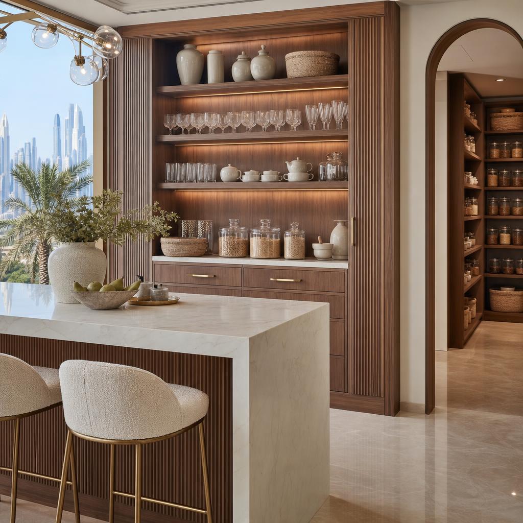 خزائن البار والمؤن — المطابخ by Zorinia Design